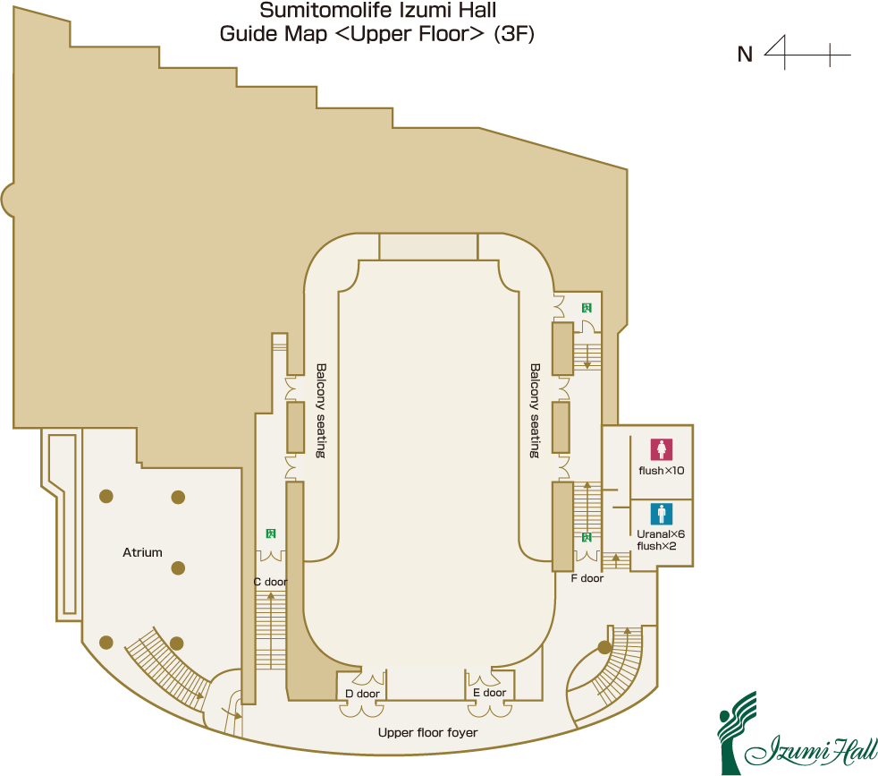 いずみホール案内図 3F