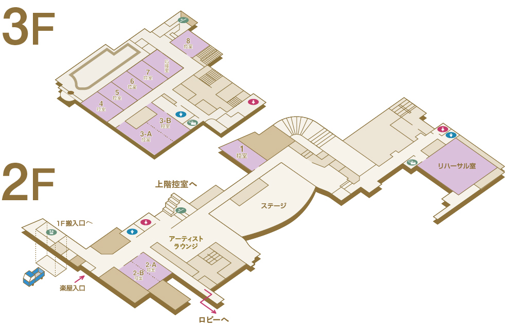 2F　館内図