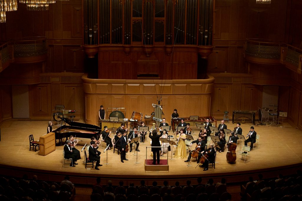 2025年7月12日いずみシンフォニエッタ大阪 第54回定期演奏会 公演写真 西村朗作曲「リンカネイション」Ⓒ樋川智昭